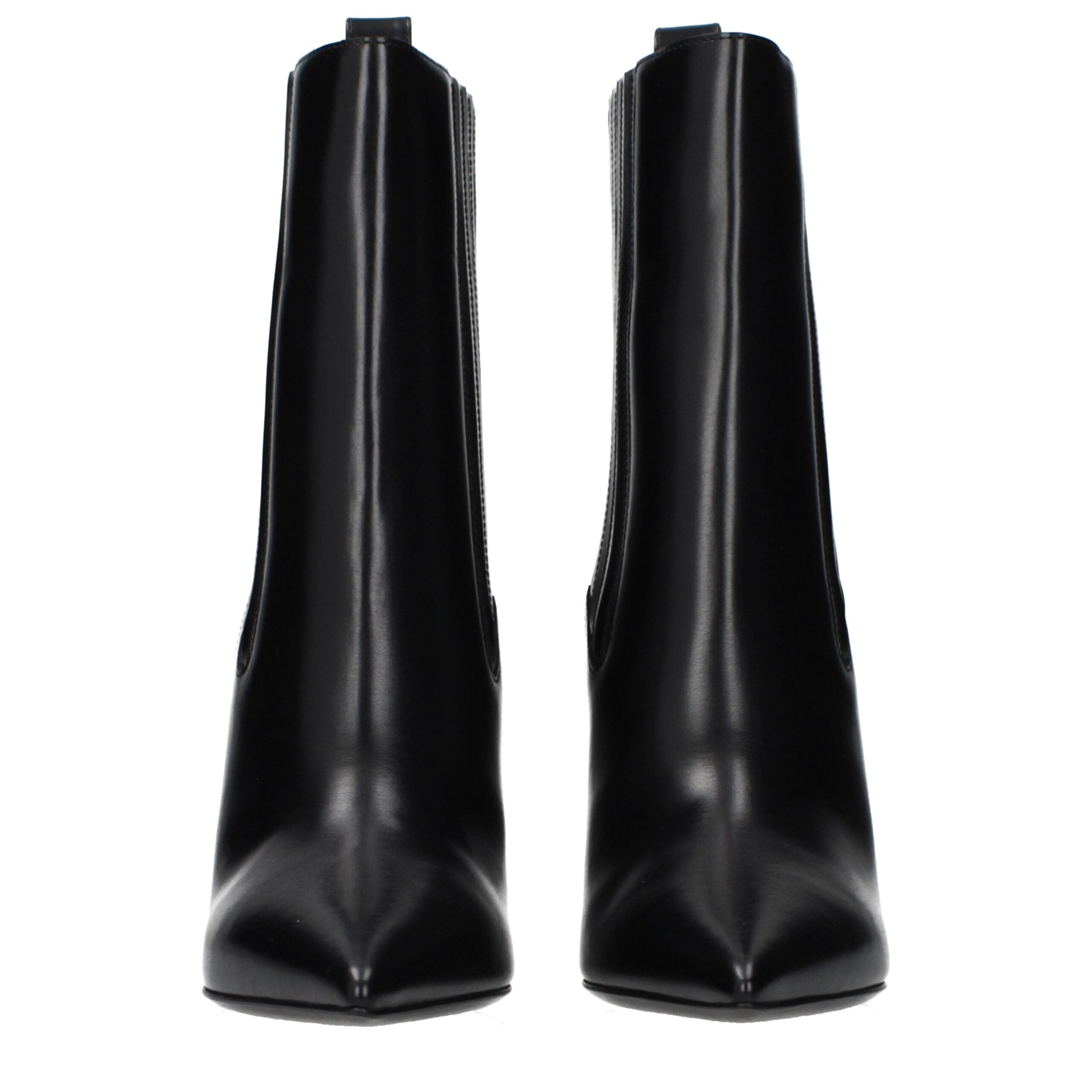 Valentino Garavani Schwarze Leder-Stiefeletten-3