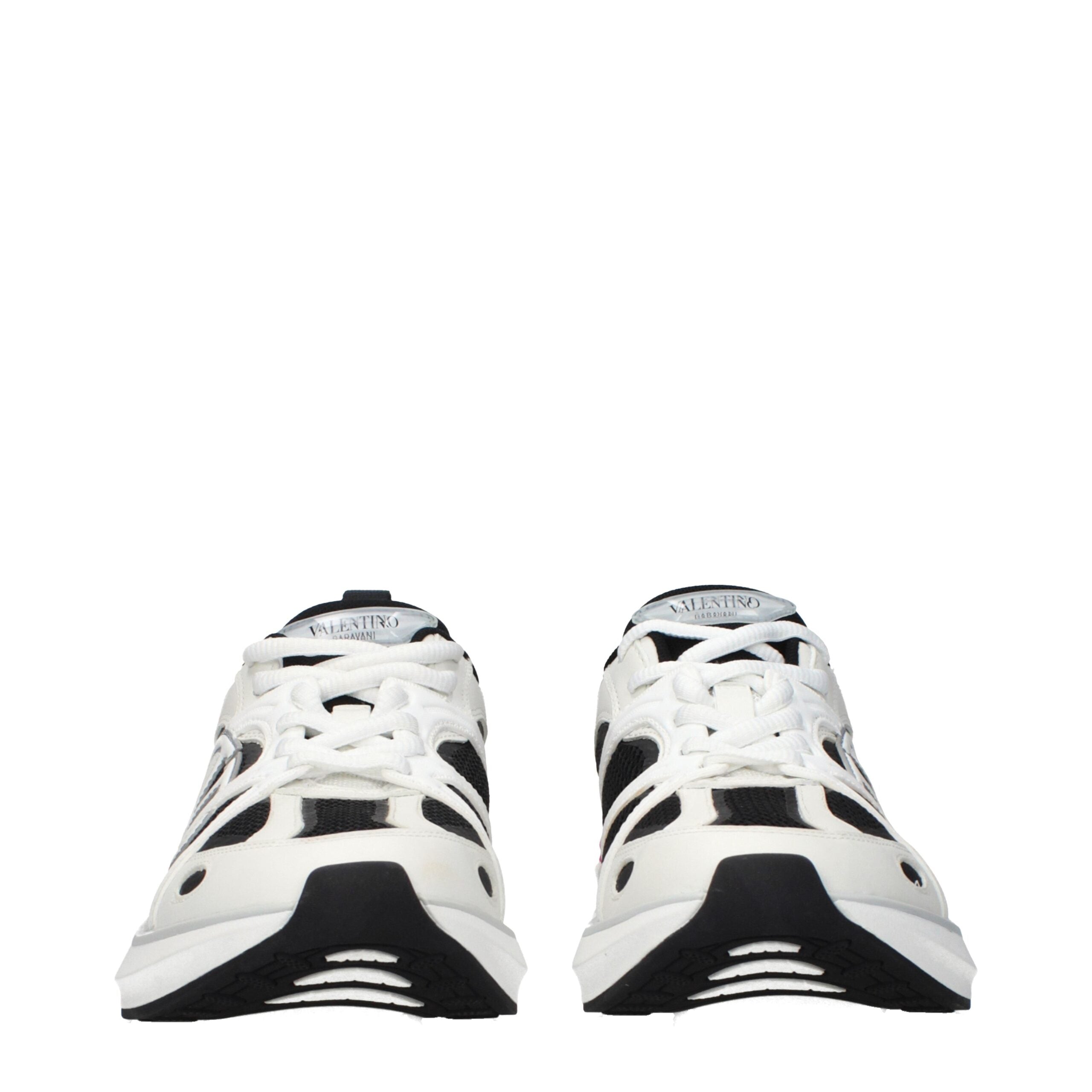 Valentino Garavani Weiße Stoff-Sneaker im Athletic-Look-3