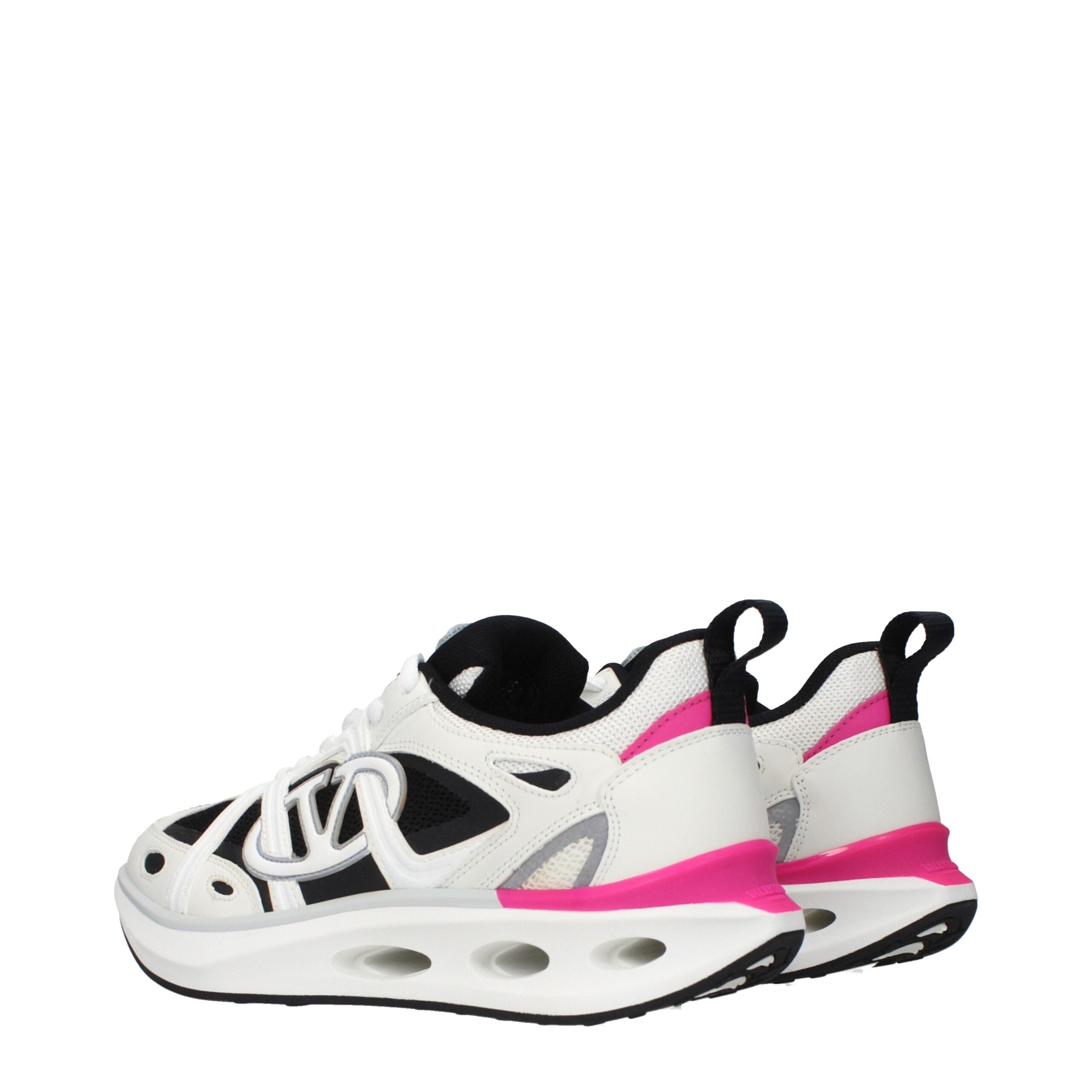 Valentino Garavani Weiße Stoff-Sneaker im Athletic-Look-4