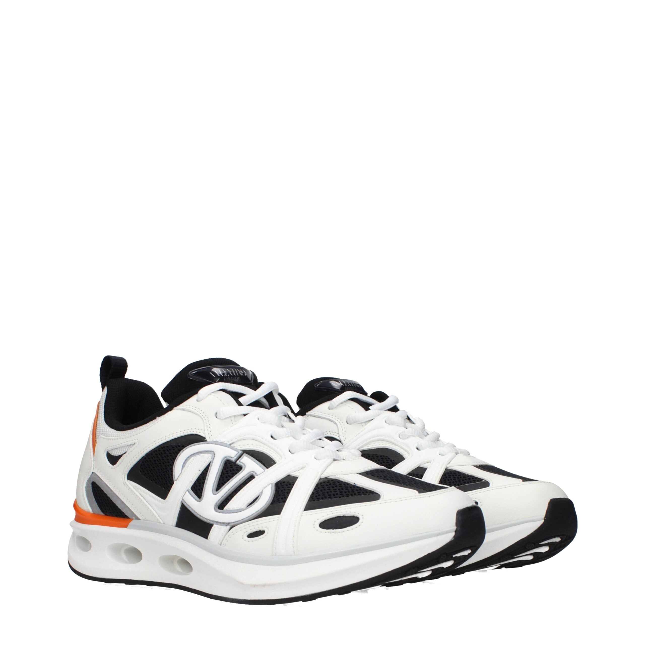 Valentino Garavani Weiße Stoff-Sneaker im Athletic-Look-2