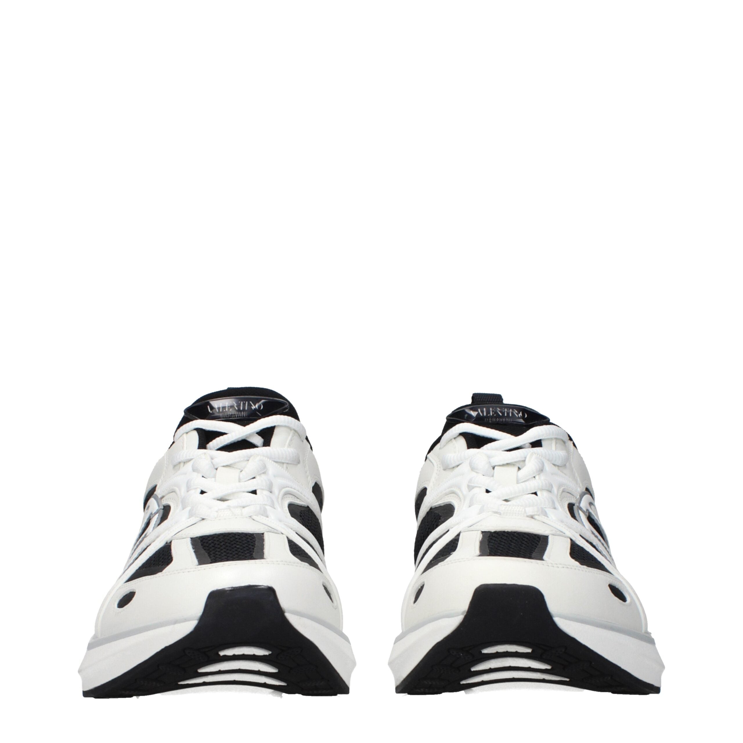 Valentino Garavani Weiße Stoff-Sneaker im Athletic-Look-3