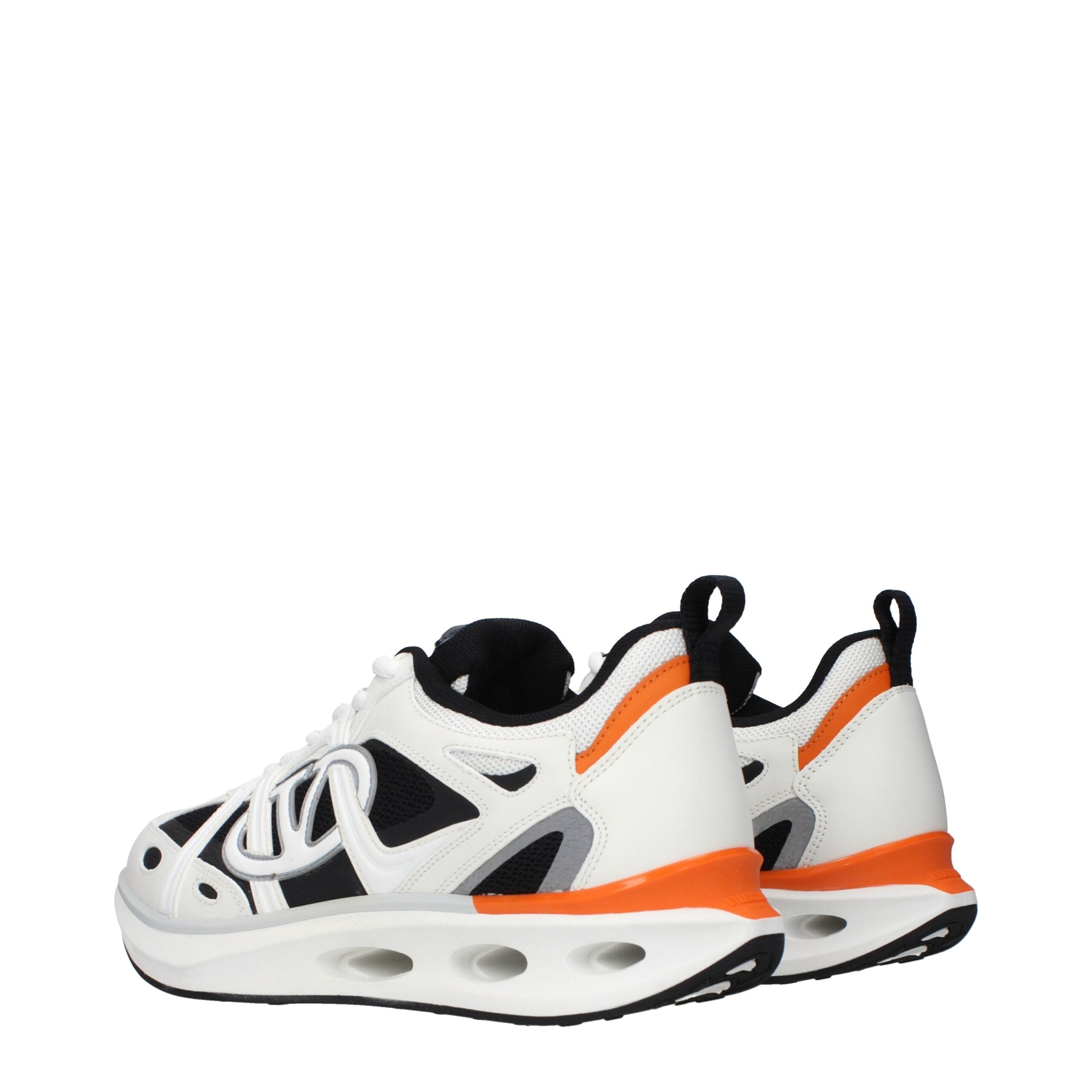 Valentino Garavani Weiße Stoff-Sneaker im Athletic-Look-4