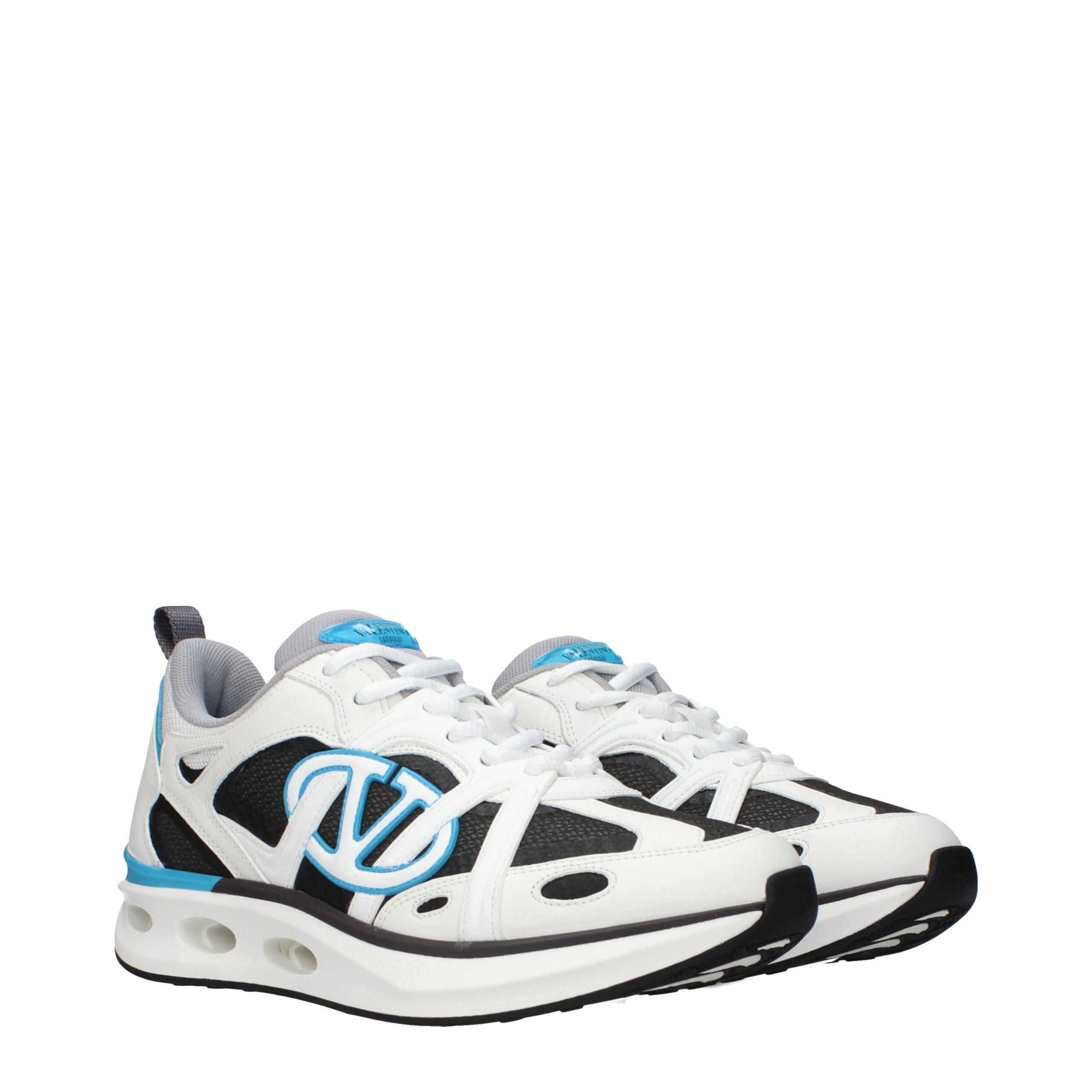 Valentino Garavani Weiße Stoff-Sneaker im Athletic-Look-2