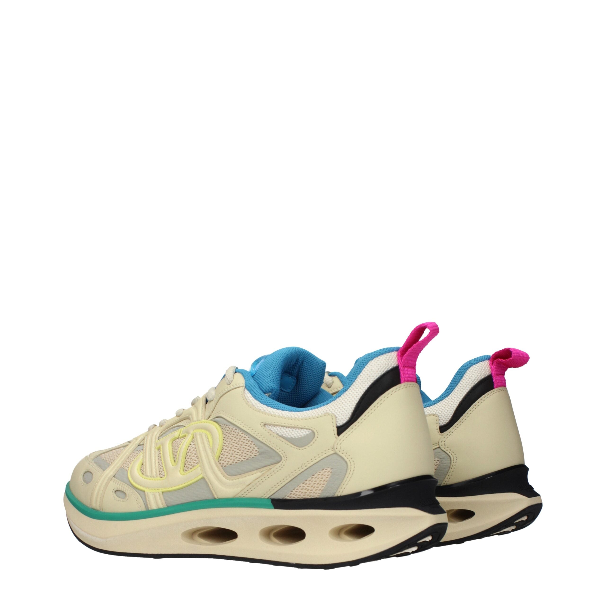 Valentino Garavani Beige Stoff-Sneaker-4