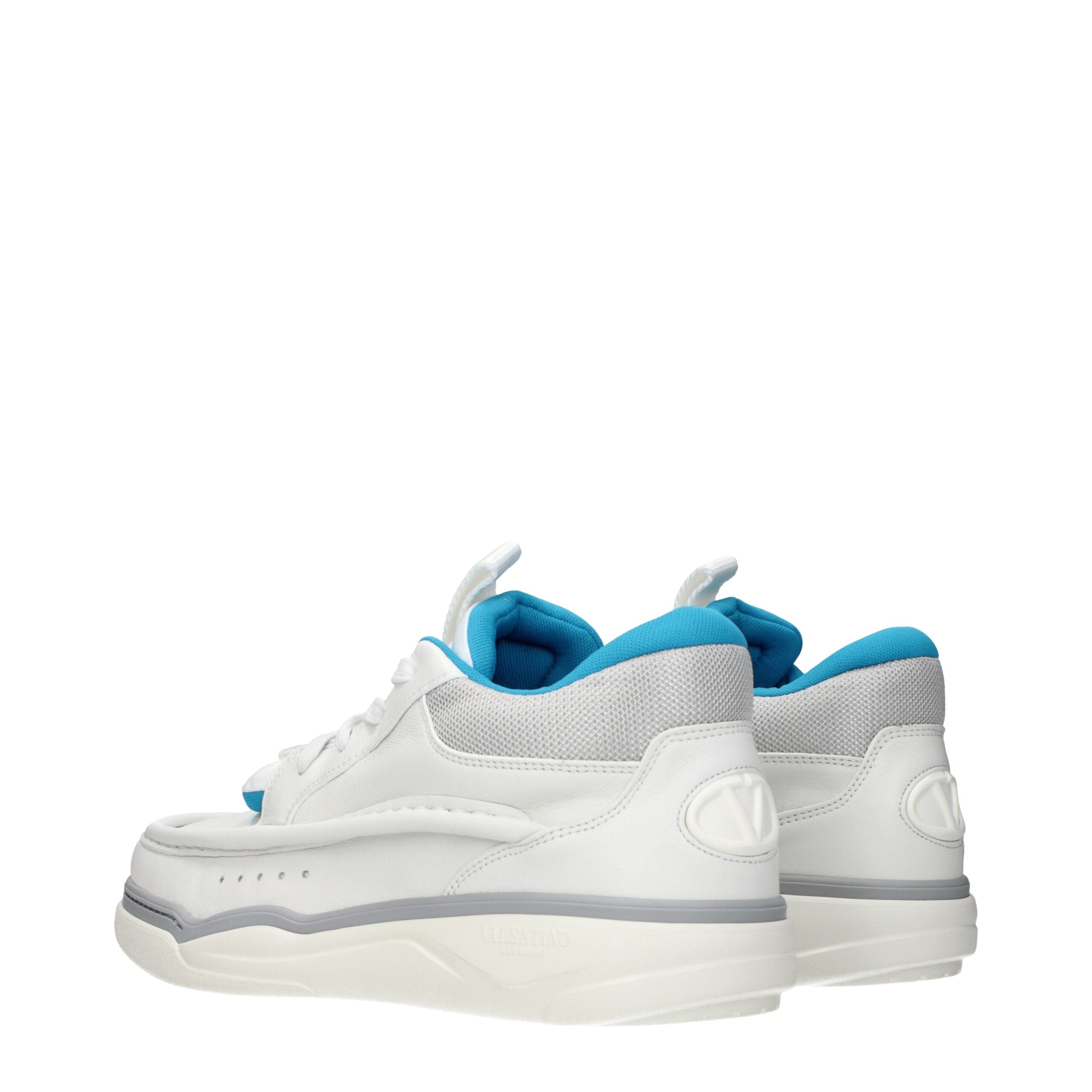Valentino Garavani Weiße Low-Top-Sneaker aus Leder-4