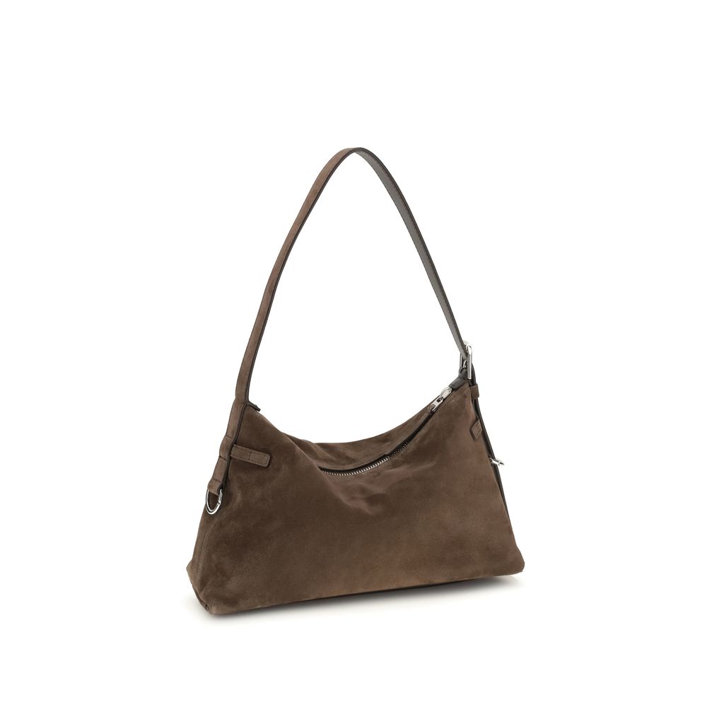 Givenchy Braune Kalbsleder Bos Taurus Schultertasche-3