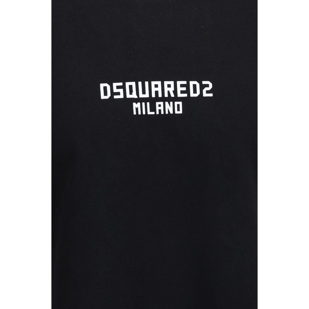 Dsquared² Schwarzer Baumwoll-Sportswear-Artikel-3