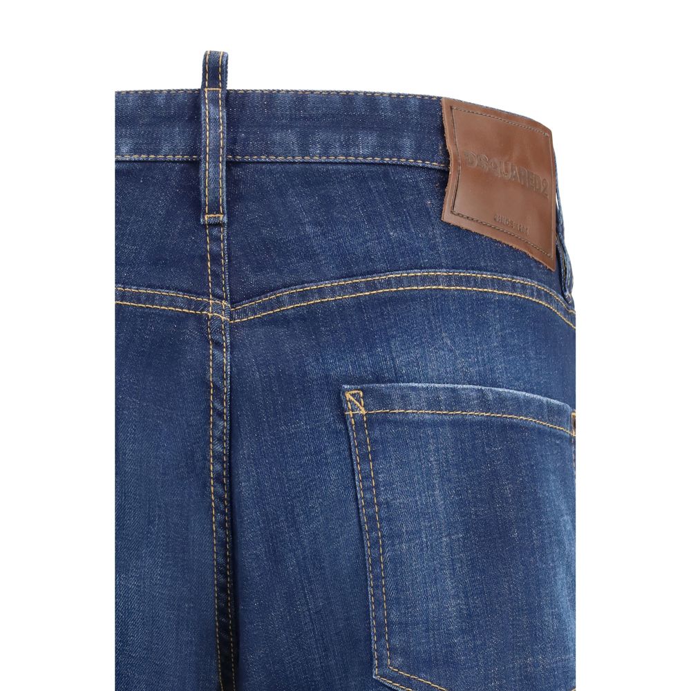 Dsquared² Blue cotton jeans in slim fit-3