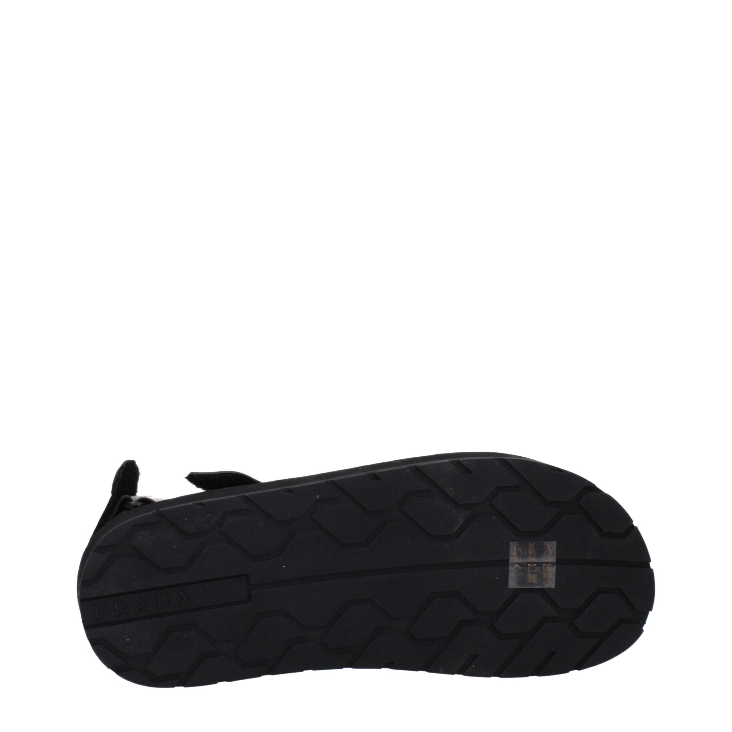 Prada Schwarze Sandalen aus Stoff-5