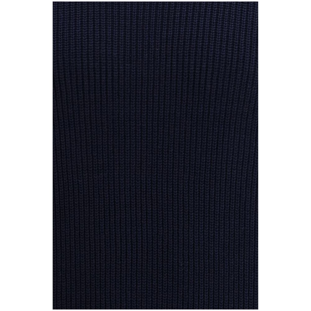 Brunello Cucinelli Blue Linen T-Shirt-3