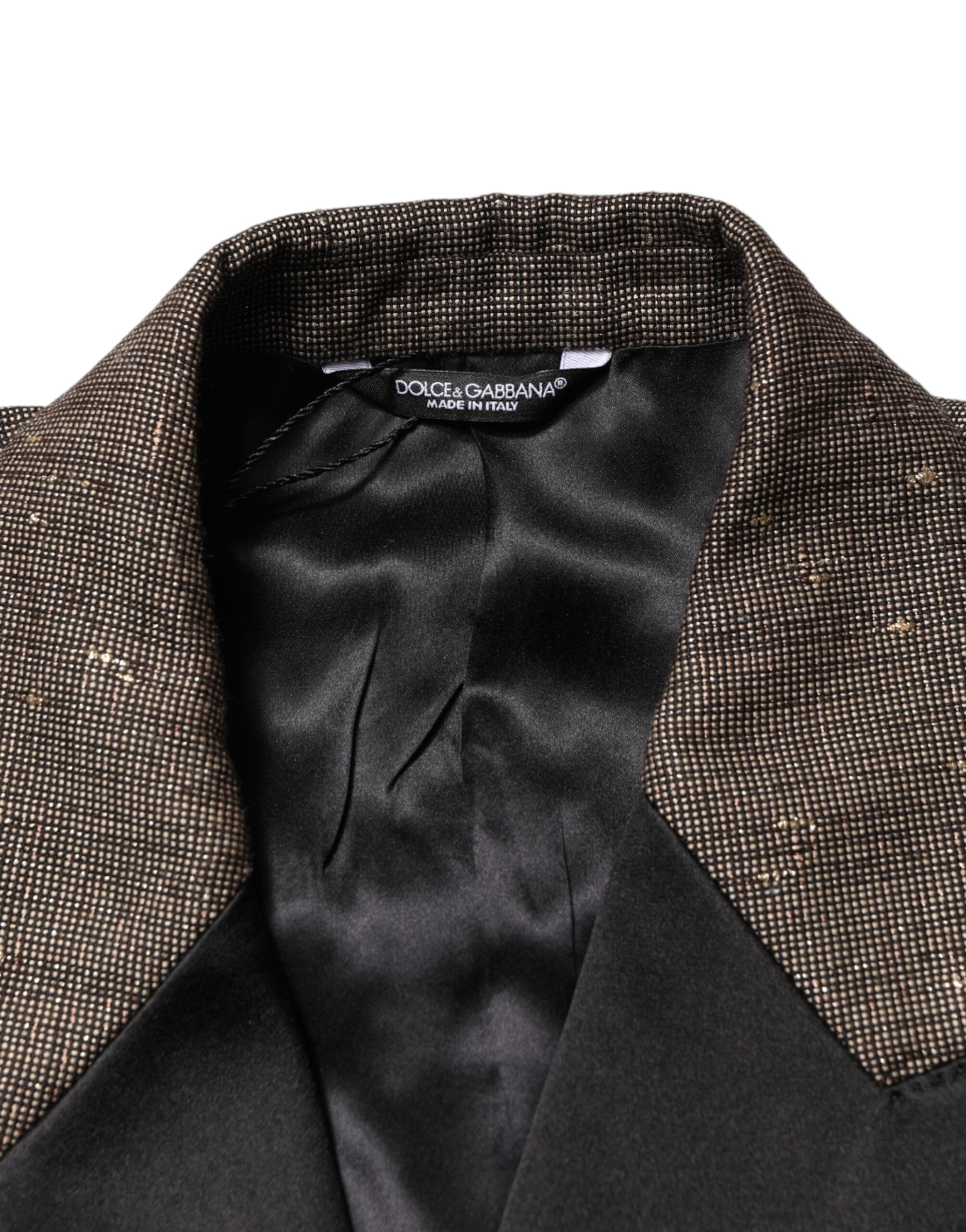 Dolce & Gabbana Grey Double-Breasted Blazer with 2 Buttons-6