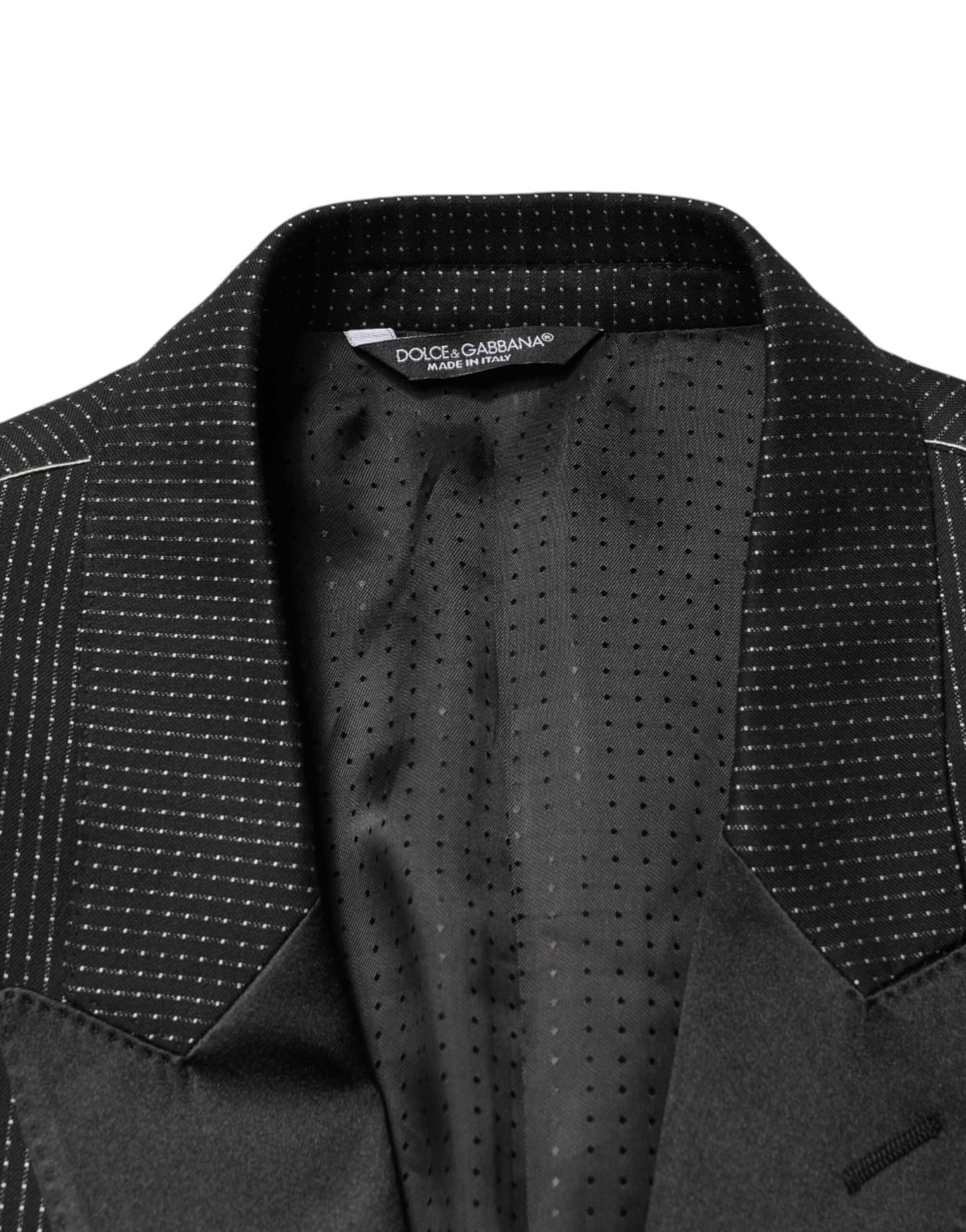 Dolce & Gabbana Black Fantasy Single-Breasted Tailored Blazer-6