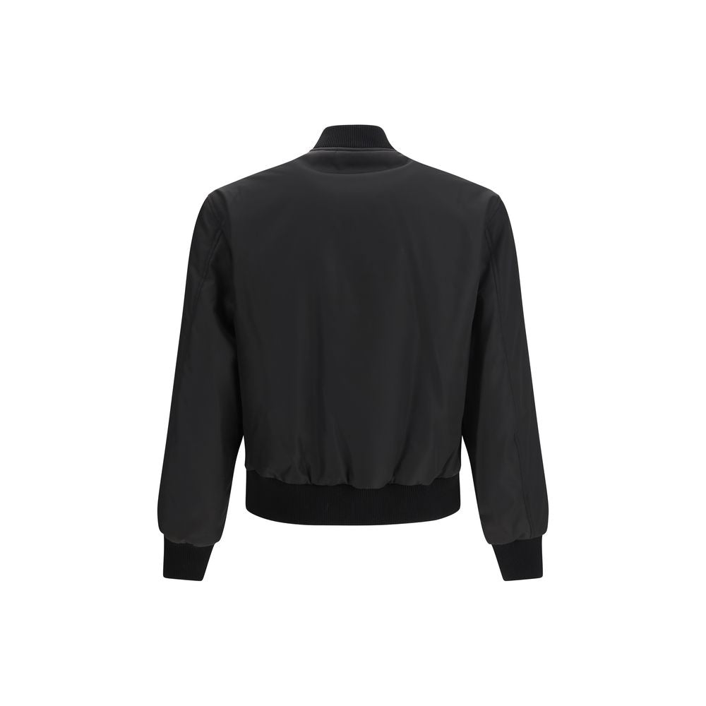 Versace Black Polyamide Bomber-3