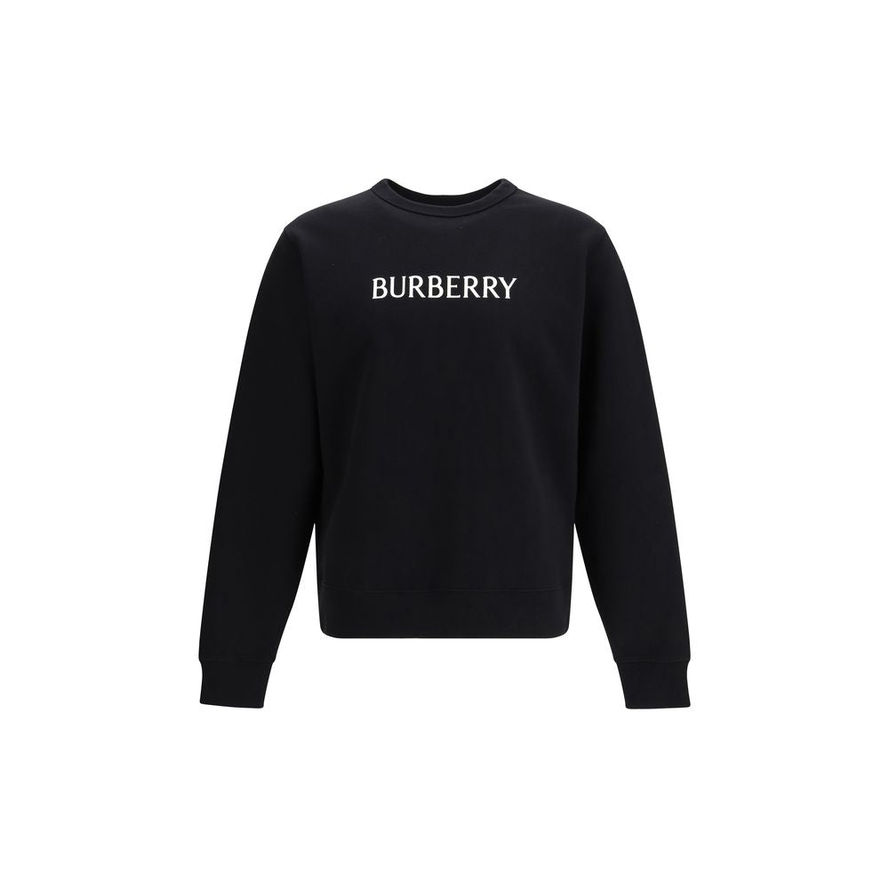 Burberry Black Cotton Sweatshirt-1