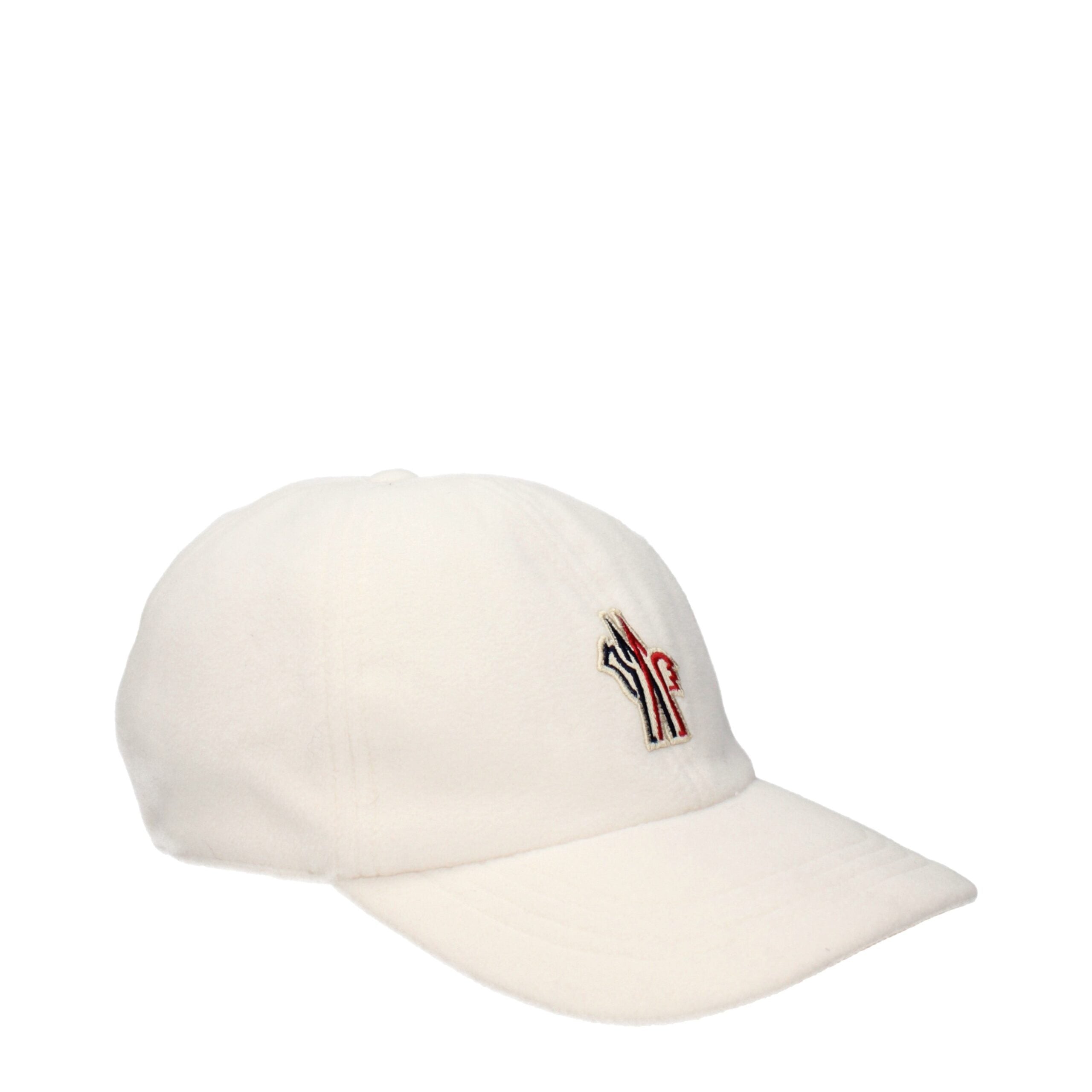 Moncler Weiße Polyester-Kappe (Baseball Cap)