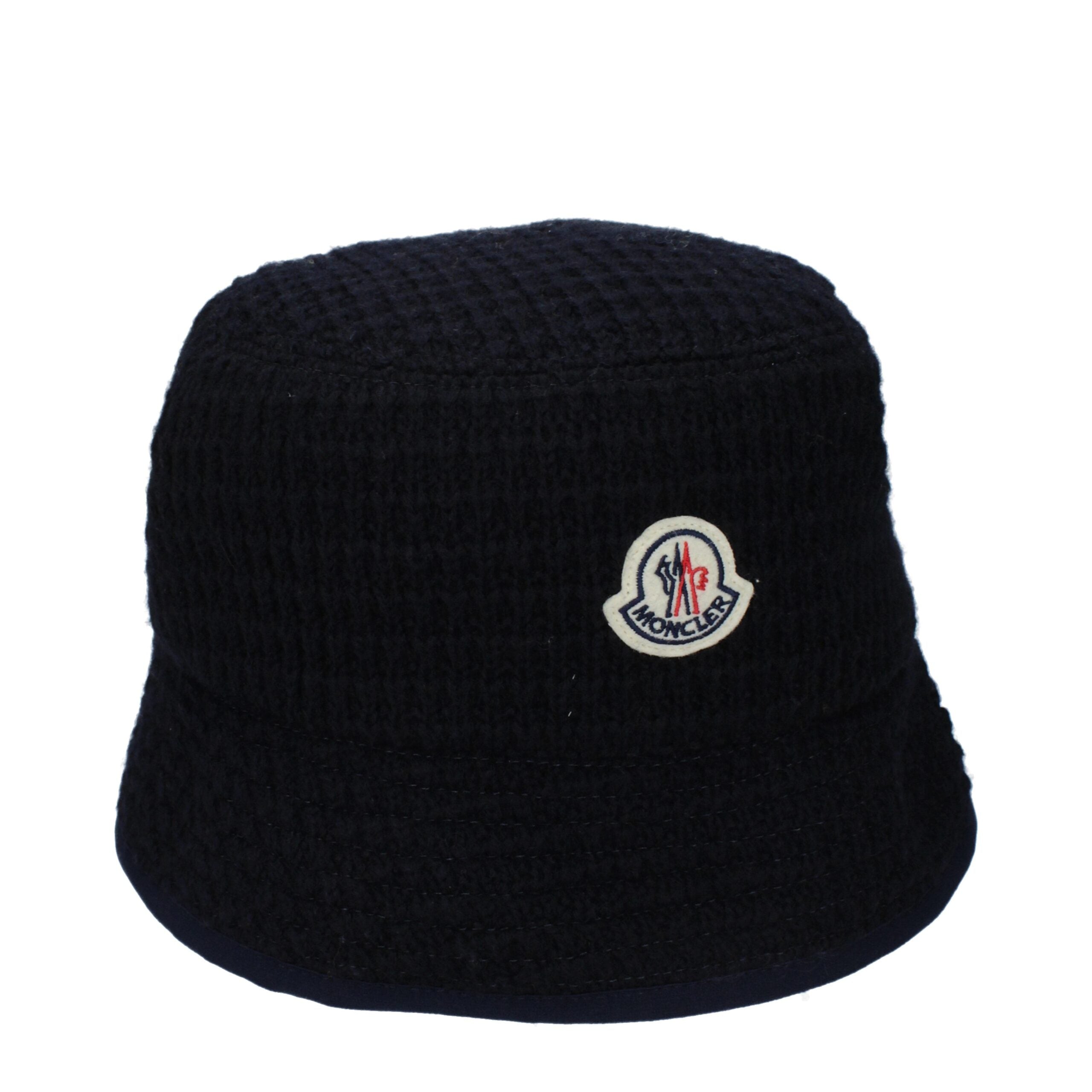 Moncler Blauer Woll-Bucket-Hat