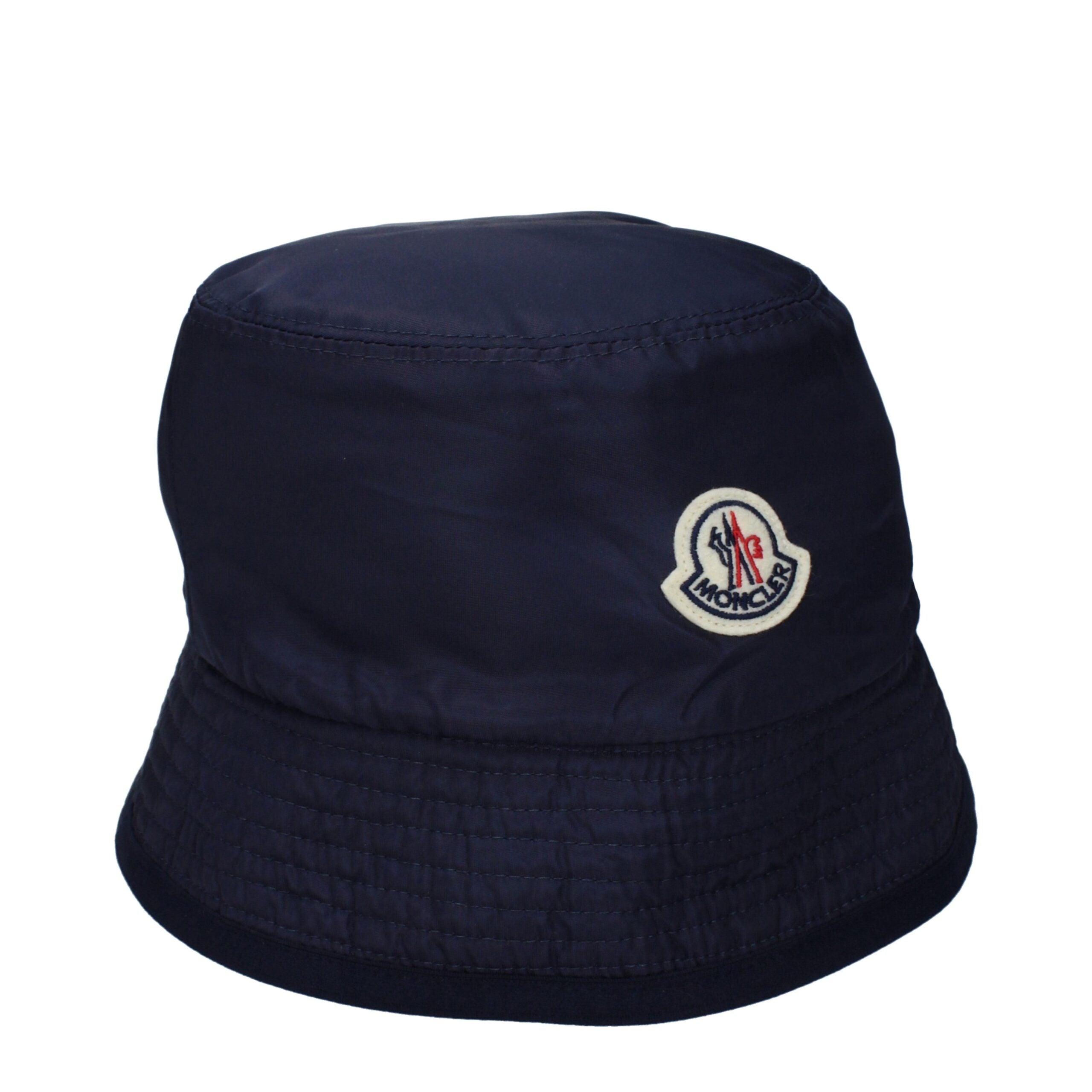 Moncler Blauer Woll-Bucket-Hat-2