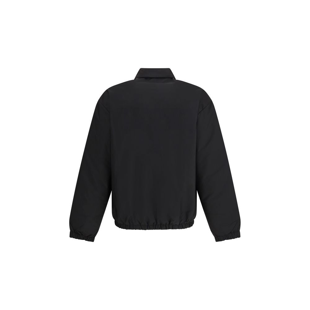 Prada Schwarze Jacke aus recyceltem Polyamid in voller Länge-2