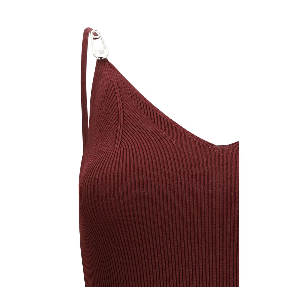 Versace Bordeaux Viscose Casual Dress-3