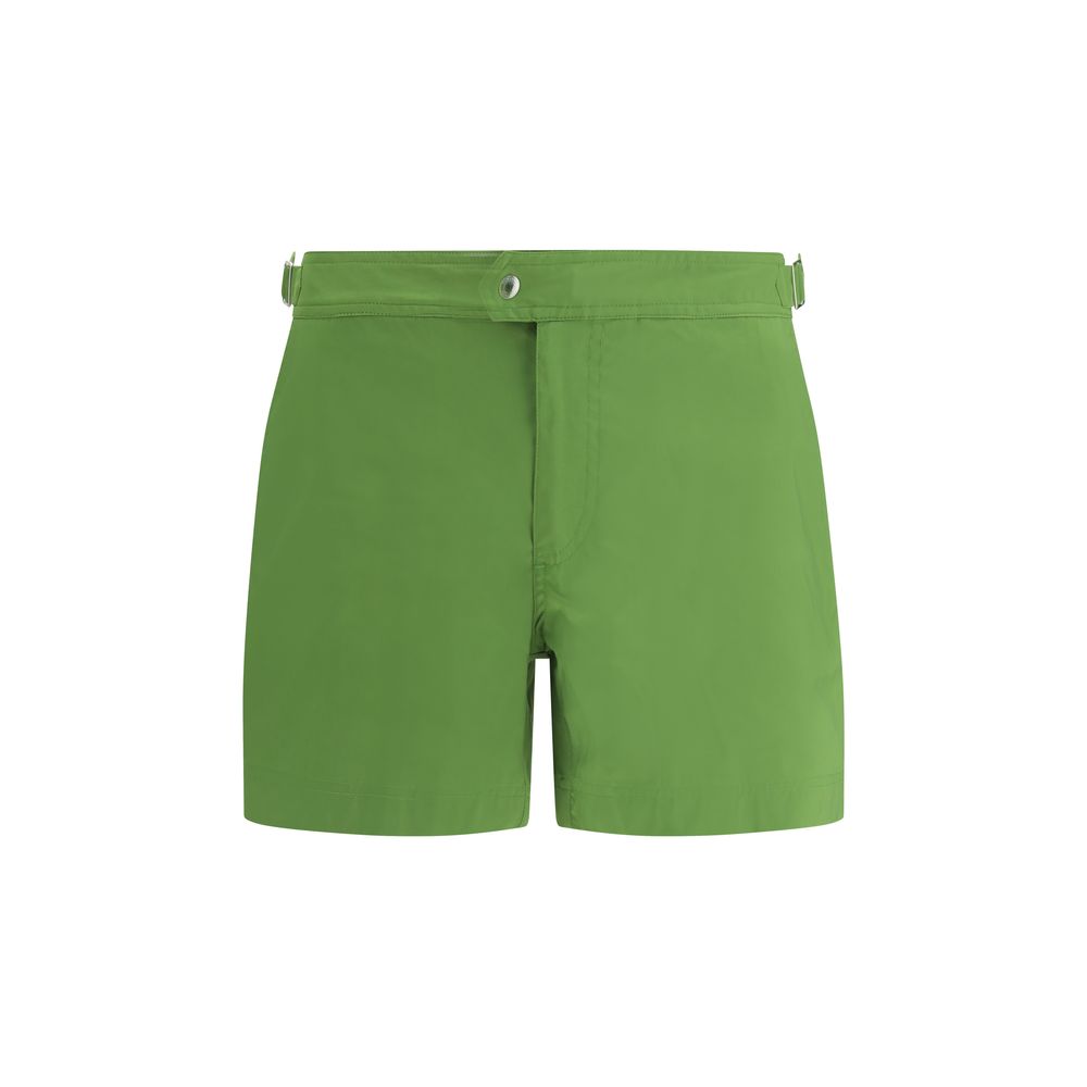 Tom Ford Bicolor Polyester Swim Shorts-1